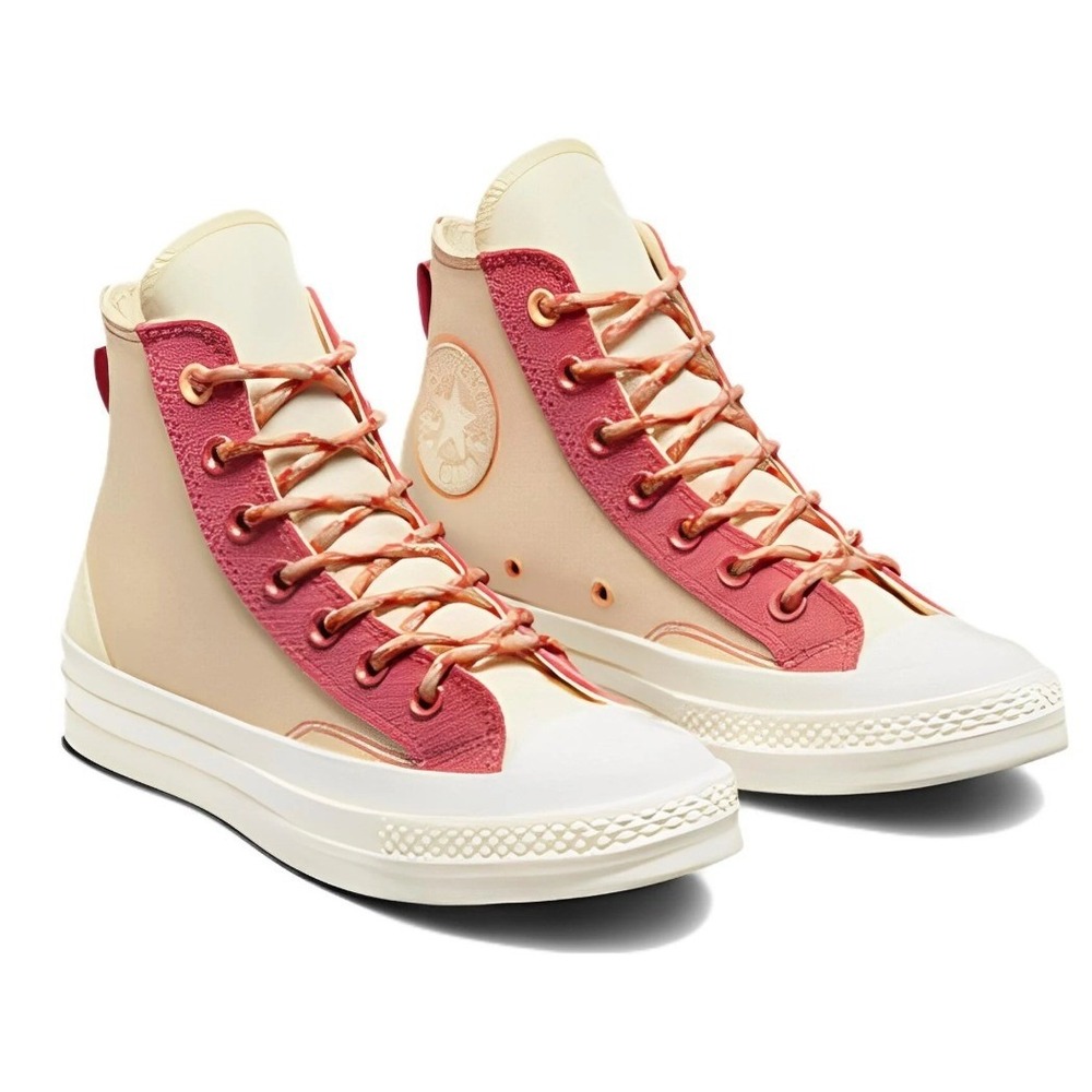Converse‎ Chuck 70 High Colorblock Overlay Rhubarb Pie A05128C Women 7.5 Men 5.5